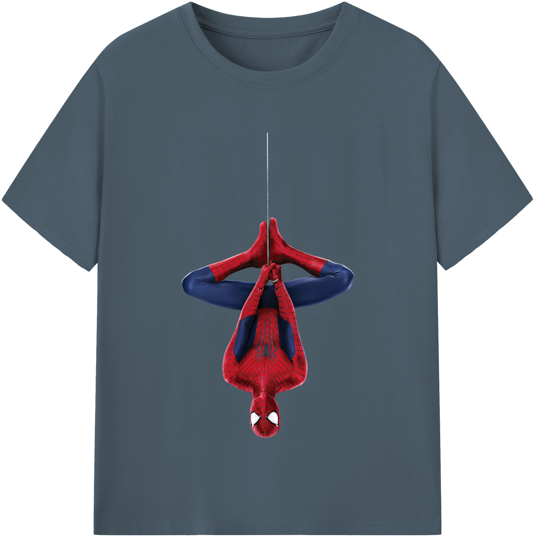 （画像用） Spider Man スパイダーマン 綿100％半袖Tシャツ（フロントプリント）